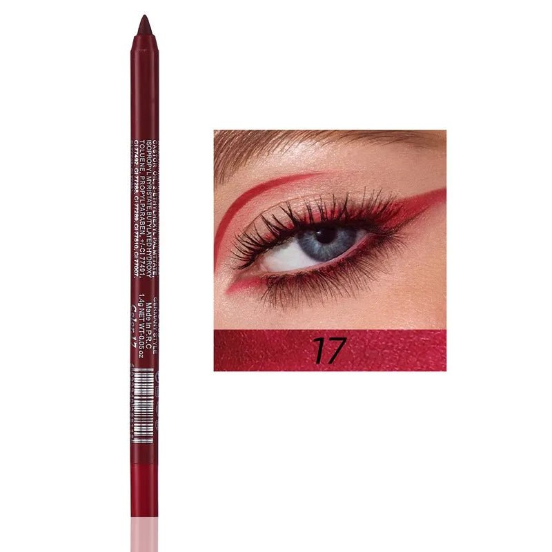 Crayon Eyeliner & Ombre à Paupières Nacré Waterproof | 17 Couleurs - PrimeFinds