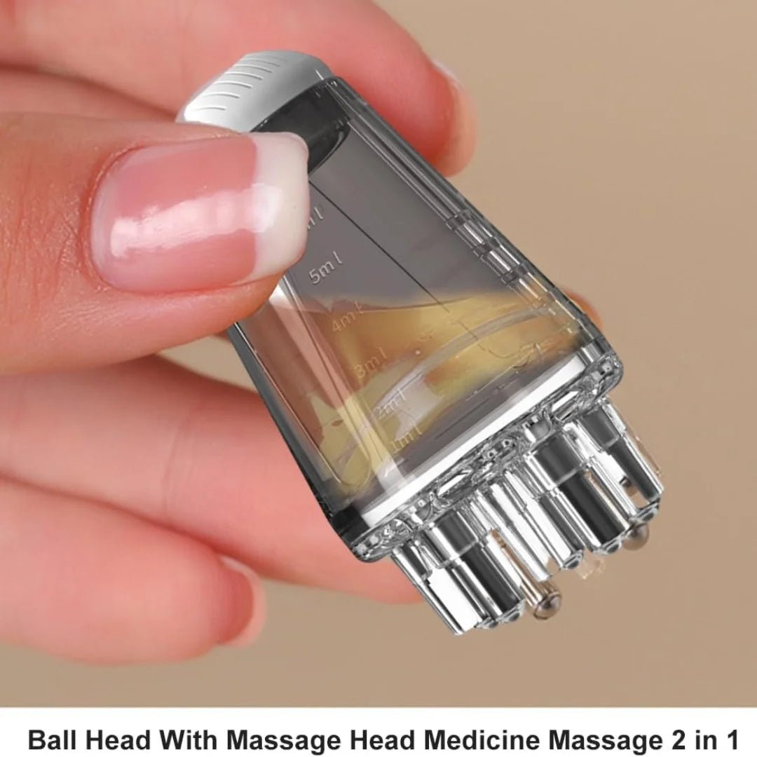 Applicateur de Sérum & Peigne Masseur pour Cuir Chevelu (6 ml) - PrimeFinds