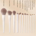 Kit de 12 Pinceaux de Maquillage Professionnels — Teint & Yeux - PrimeFinds