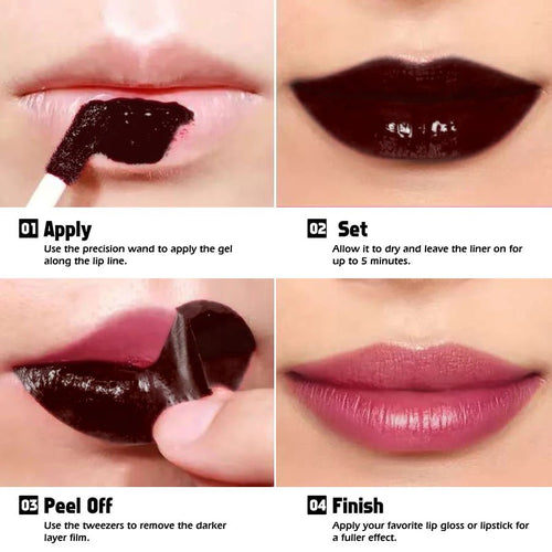 Crayon à Lèvres Peel-Off Effet Tatouage - PrimeFinds