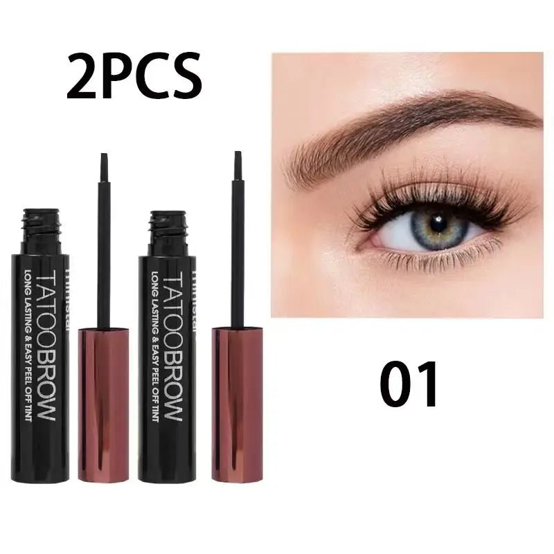 Gel Teinture Sourcils Peel-Off Semi-Permanent — Effet Tattoo Waterproof - PrimeFinds