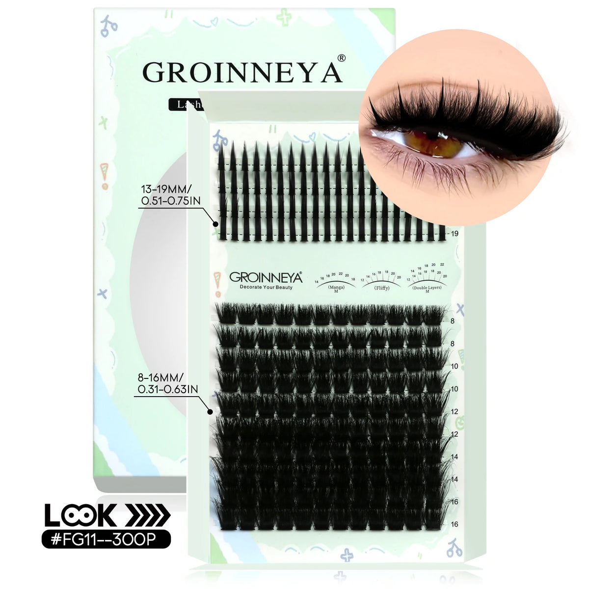 Kit Extensions de Cils Individuels — Courbure D - PrimeFinds