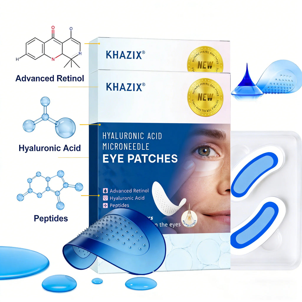 Patches Micro-Aiguilles Rétinol & Acide Hyaluronique — Anti-Rides Yeux & Visage - PrimeFinds