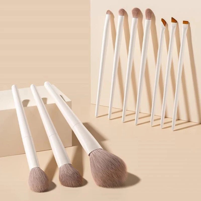Kit de 12 Pinceaux de Maquillage Professionnels — Teint & Yeux - PrimeFinds