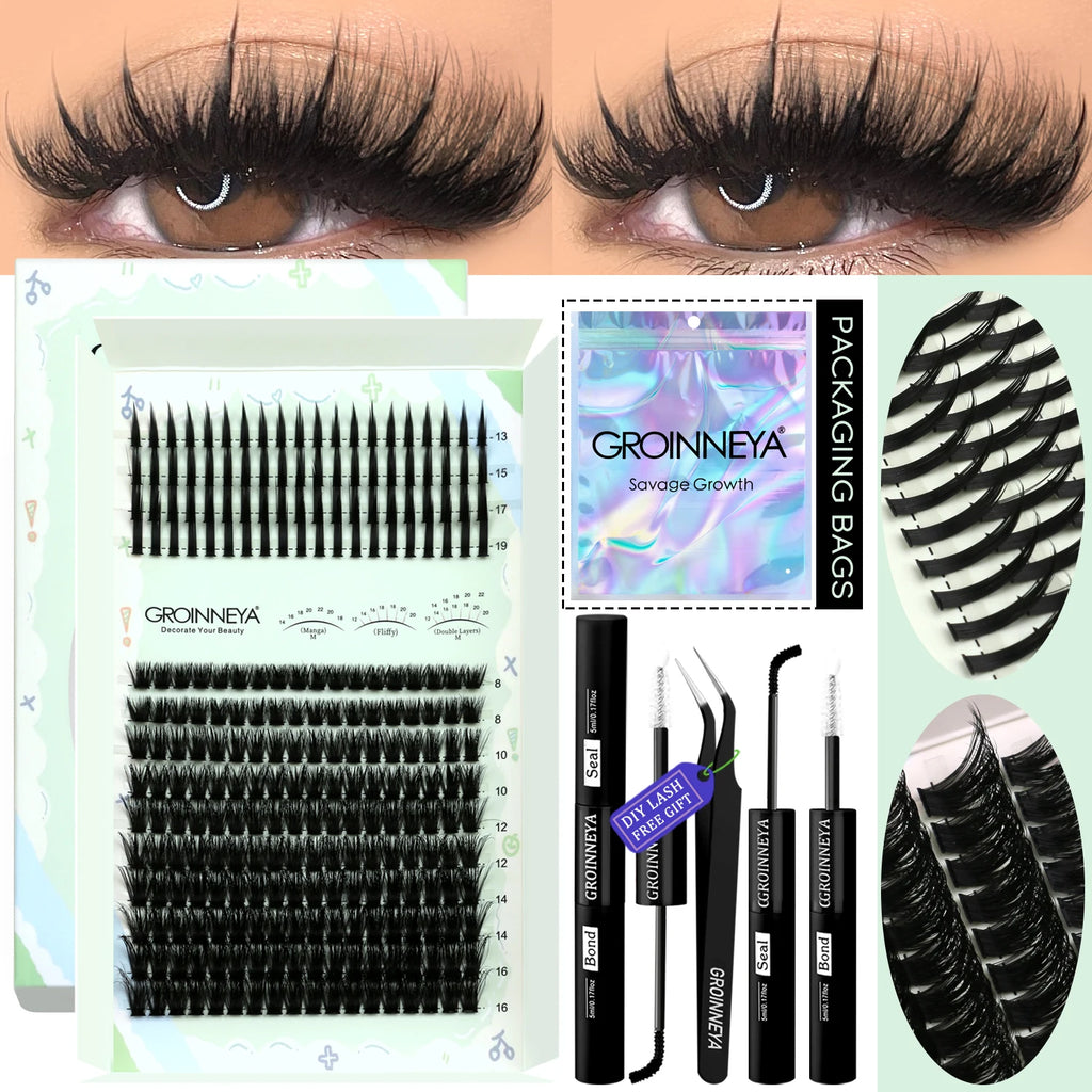 Kit Extensions de Cils Individuels — Courbure D - PrimeFinds