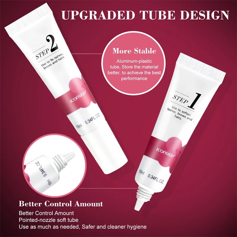 Kit Rehaussement de Cils & Brow Lamination — Tubes ICONSIGN - PrimeFinds