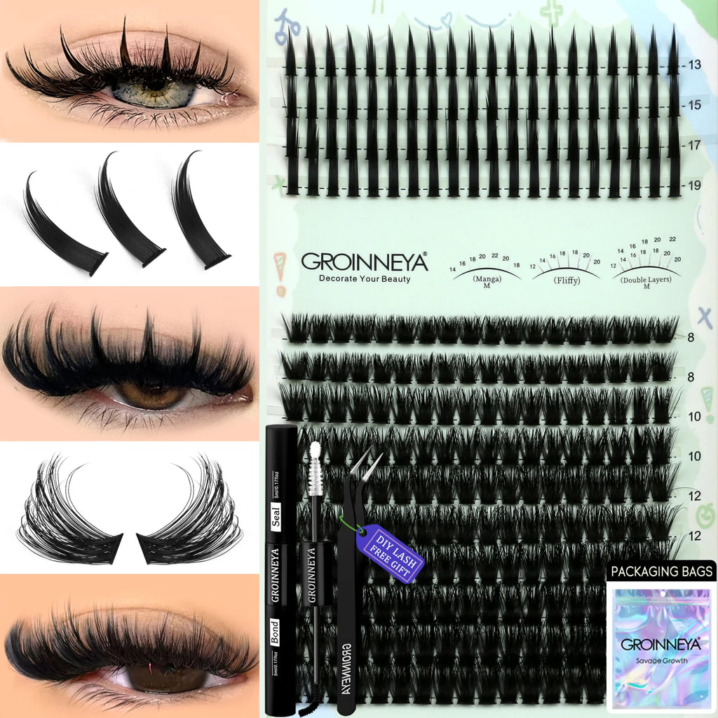 Kit Extensions de Cils Individuels — Courbure D - PrimeFinds
