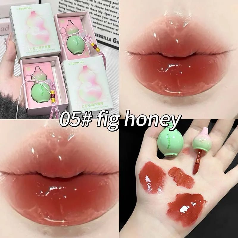 Mini Gloss Lèvres Hydratant Effet Miroir — Design Cute Zucchini - PrimeFinds