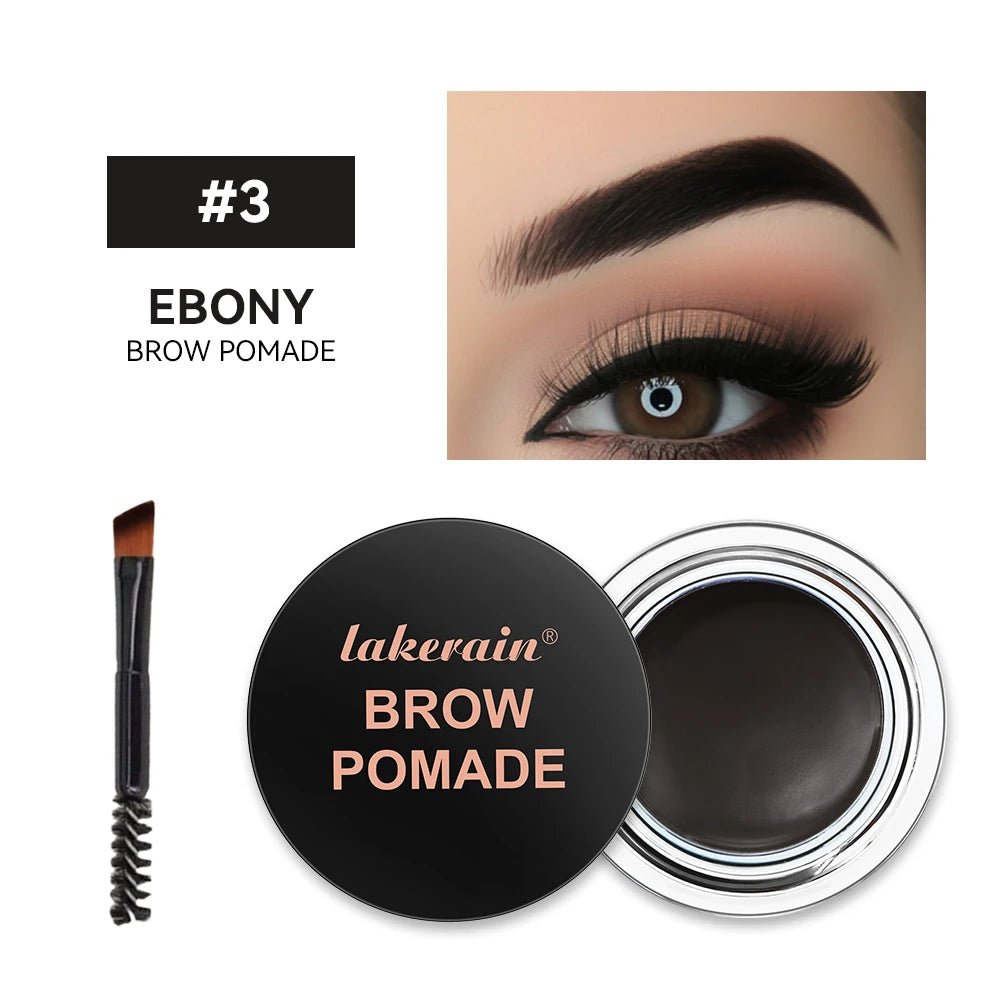 Pommade à Sourcils Waterproof avec Pinceau Double Embout - PrimeFinds