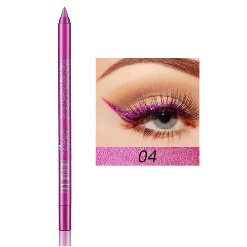 Crayon Eyeliner & Ombre à Paupières Nacré Waterproof | 17 Couleurs - PrimeFinds