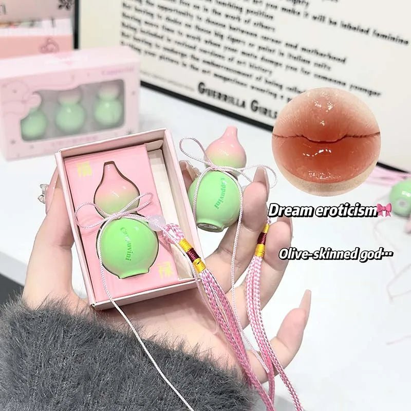 Mini Gloss Lèvres Hydratant Effet Miroir — Design Cute Zucchini - PrimeFinds