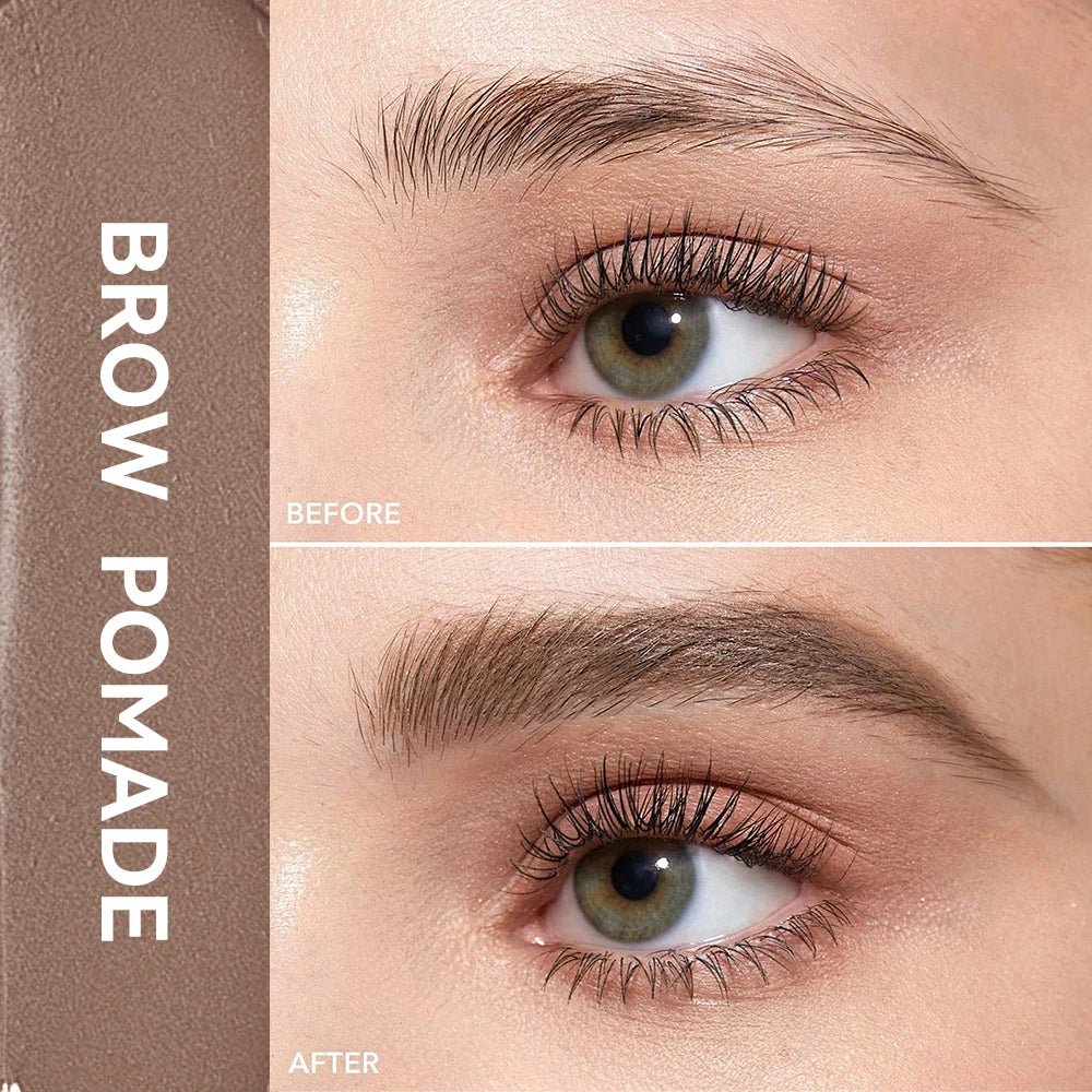 Pommade à Sourcils Waterproof avec Pinceau Double Embout - PrimeFinds