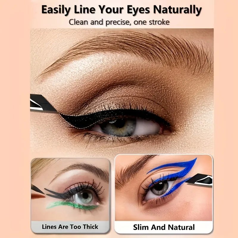 Kit de 5 Pinceaux Eyeliner Bisautés Precision — Sourcils & Yeux - PrimeFinds