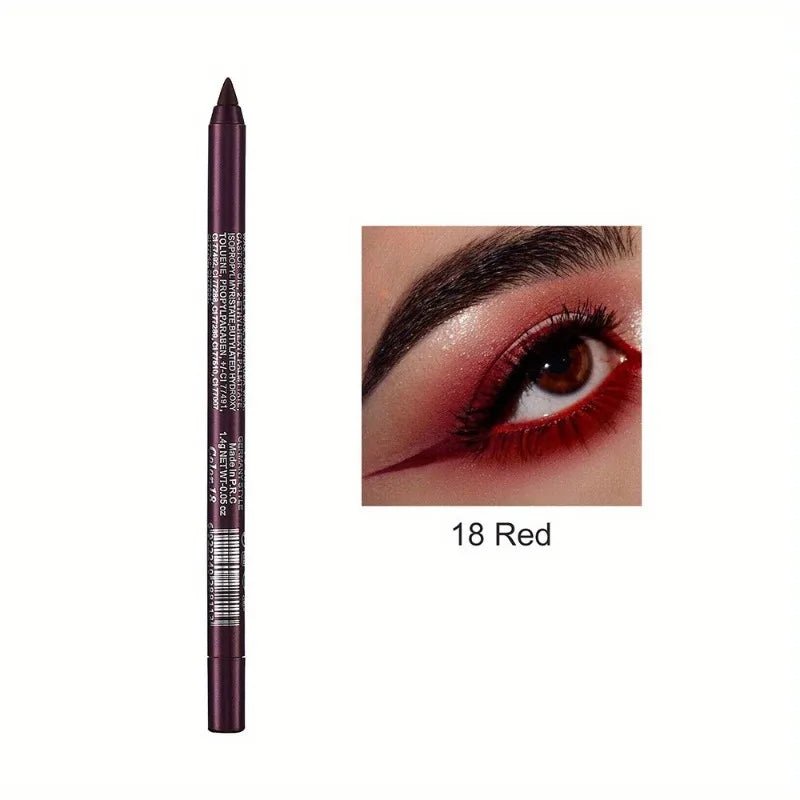 Crayon Eyeliner & Ombre à Paupières Nacré Waterproof | 17 Couleurs - PrimeFinds