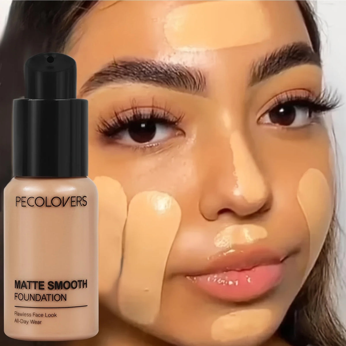 Fond de Teint Fluide Matifiant PECOLOVERS — Haute Couvrance & Waterproof - PrimeFinds