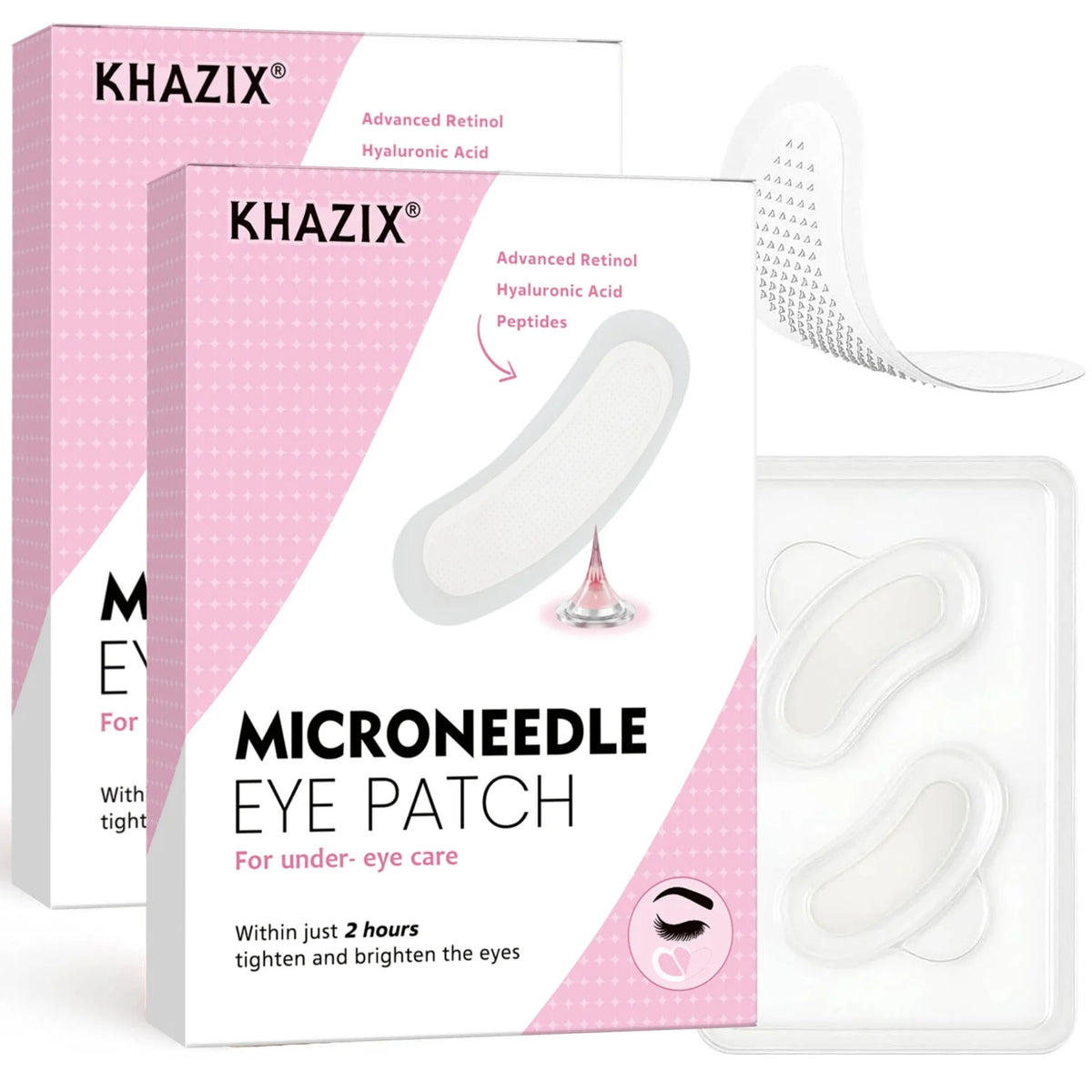 Patches Micro-Aiguilles Rétinol & Acide Hyaluronique — Anti-Rides Yeux & Visage - PrimeFinds