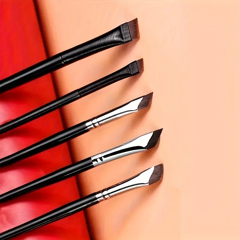 Kit de 5 Pinceaux Eyeliner Bisautés Precision — Sourcils & Yeux - PrimeFinds
