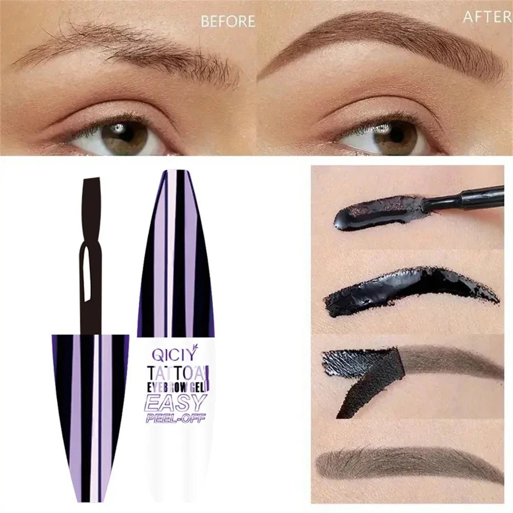 Gel Sourcils Peel-Off Effet Tatouage - PrimeFinds