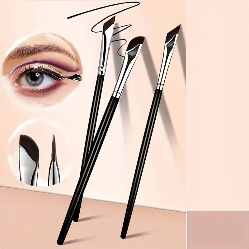 Kit de 5 Pinceaux Eyeliner Bisautés Precision — Sourcils & Yeux - PrimeFinds