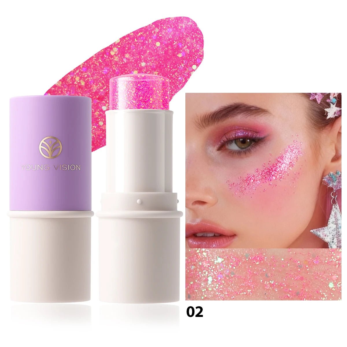 Stick Illuminateur Pailleté Visage & Corps — Multi-Usages - PrimeFinds