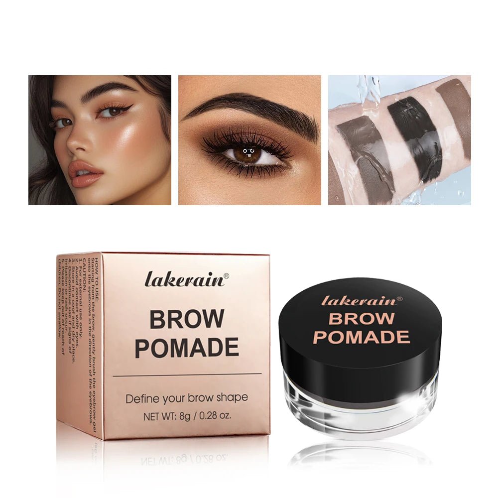 Pommade à Sourcils Waterproof avec Pinceau Double Embout - PrimeFinds