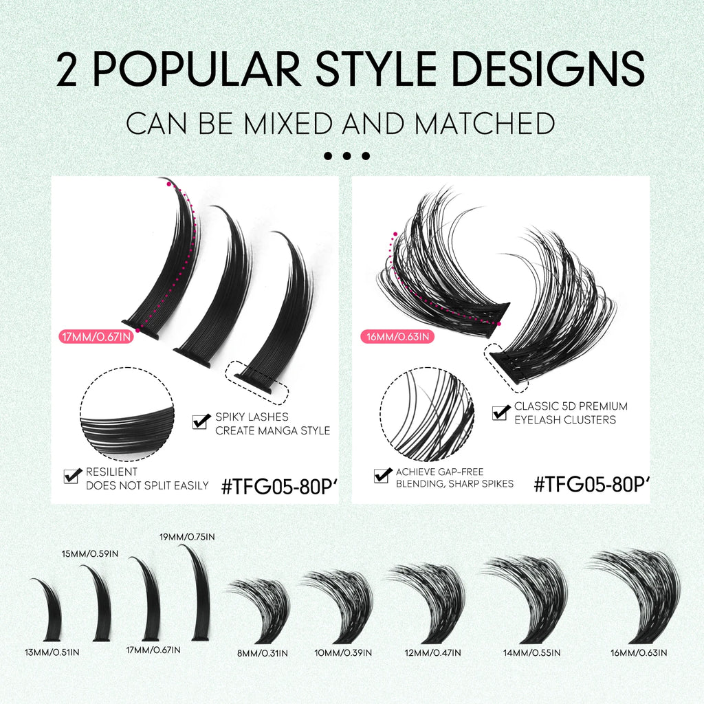 Kit Extensions de Cils Individuels — Courbure D - PrimeFinds
