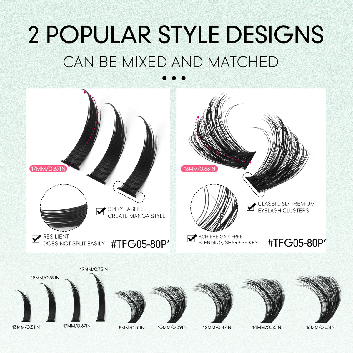 Kit Extensions de Cils Individuels — Courbure D - PrimeFinds