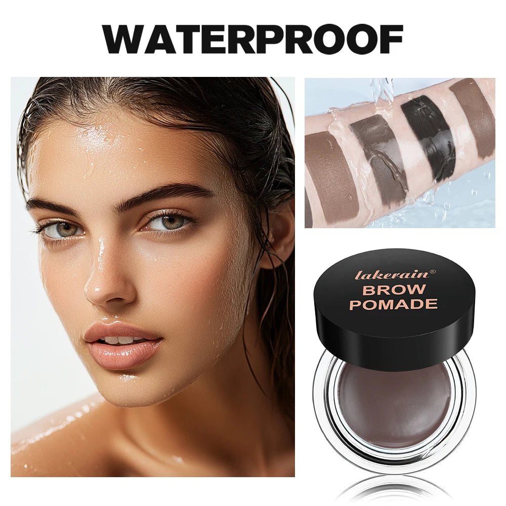 Pommade à Sourcils Waterproof avec Pinceau Double Embout - PrimeFinds