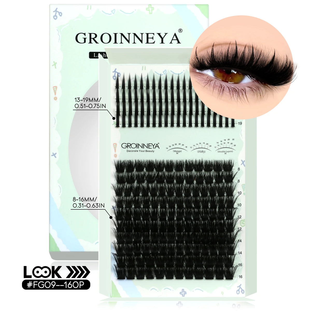 Kit Extensions de Cils Individuels — Courbure D - PrimeFinds