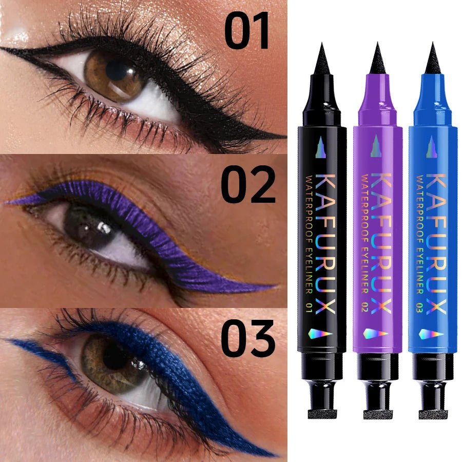 Sublimez votre regard en un geste avec le Stylo Eyeliner 2-en-1 avec Tampon ! - PrimeFinds