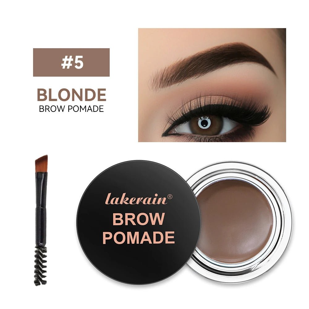 Pommade à Sourcils Waterproof avec Pinceau Double Embout - PrimeFinds