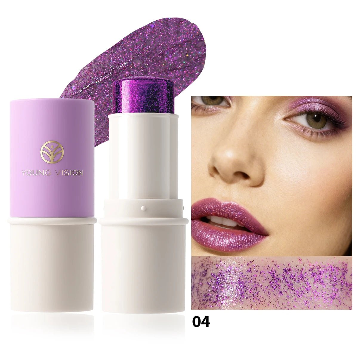 Stick Illuminateur Pailleté Visage & Corps — Multi-Usages - PrimeFinds
