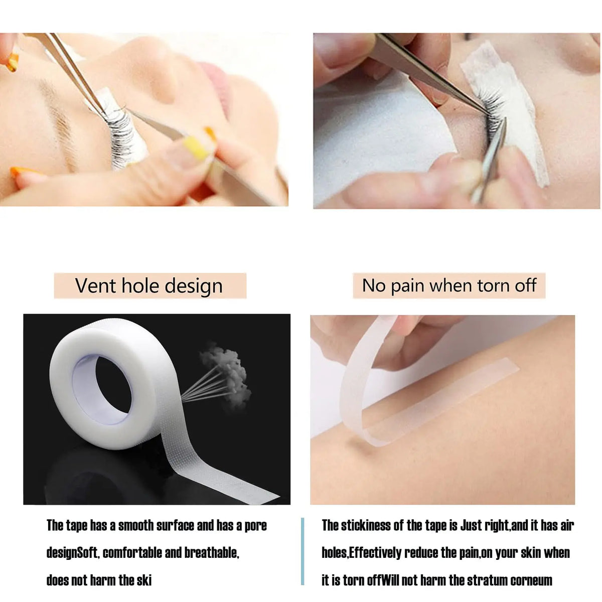 Ruban Adhésif Médical Respirant pour Extensions de Cils (9 m) - PrimeFinds