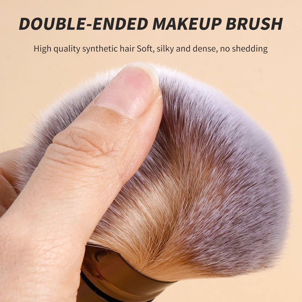 Pinceau Teint Rétractable Double Embout | Kabuki & Poudre - PrimeFinds
