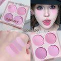 Palette Blush Poudre 4 Couleurs — Fini Mat & Teintes Chaudes - PrimeFinds