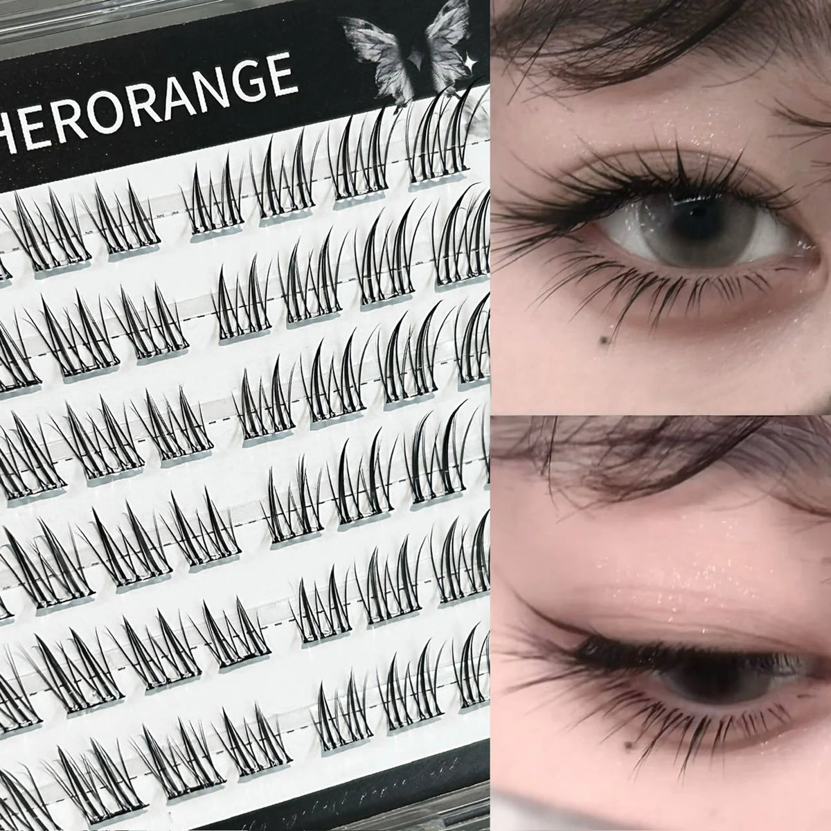 Faux Cils en Bouquets Autocollants Sans Colle — Effet Naturel & Cosplay - PrimeFinds