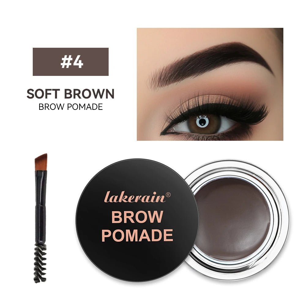 Pommade à Sourcils Waterproof avec Pinceau Double Embout - PrimeFinds