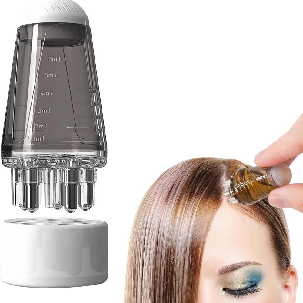 Applicateur de Sérum & Peigne Masseur pour Cuir Chevelu (6 ml) - PrimeFinds