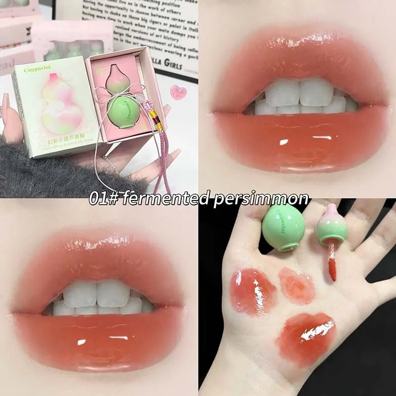 Mini Gloss Lèvres Hydratant Effet Miroir — Design Cute Zucchini - PrimeFinds