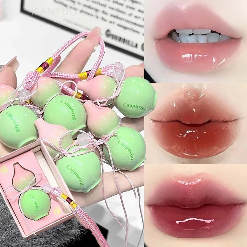 Mini Gloss Lèvres Hydratant Effet Miroir — Design Cute Zucchini - PrimeFinds