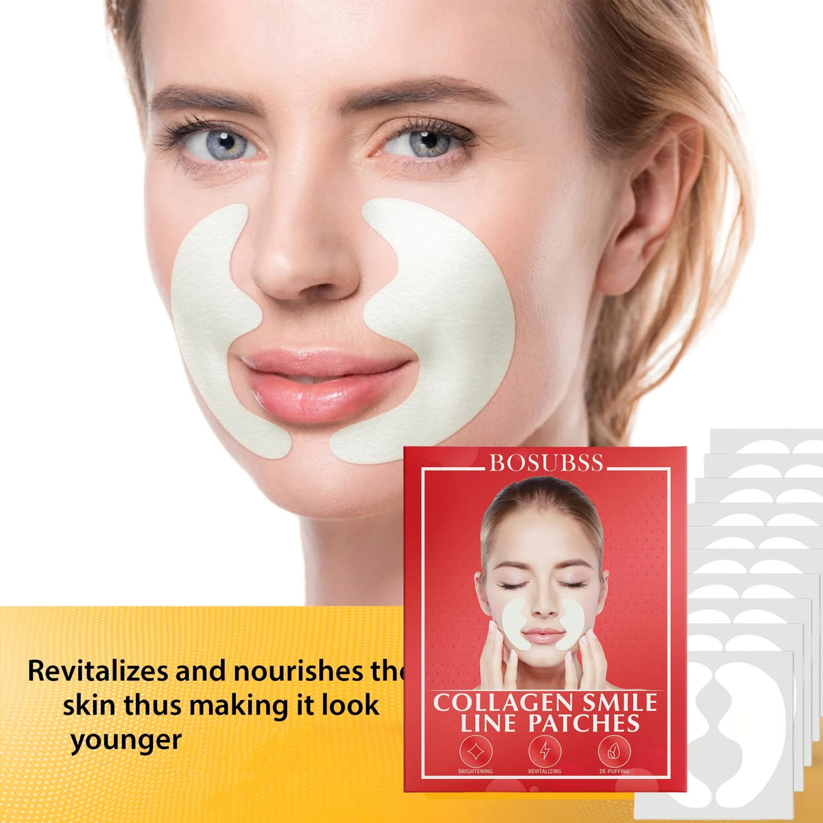 Patches Visage Hydrogel Anti-Rides — Effet Liftant & Rajeunissant - PrimeFinds
