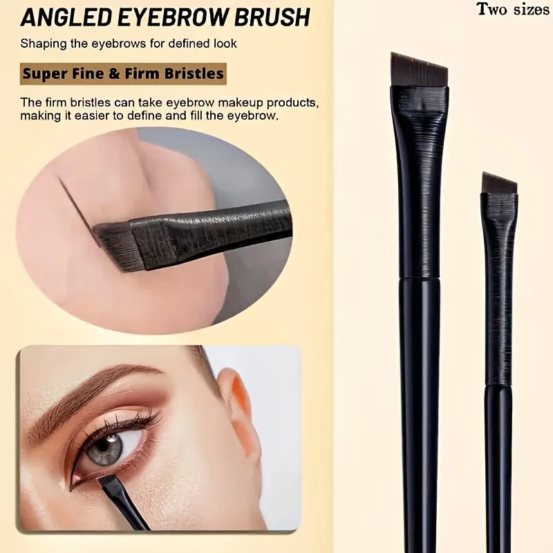 Kit de 5 Pinceaux Eyeliner Bisautés Precision — Sourcils & Yeux - PrimeFinds