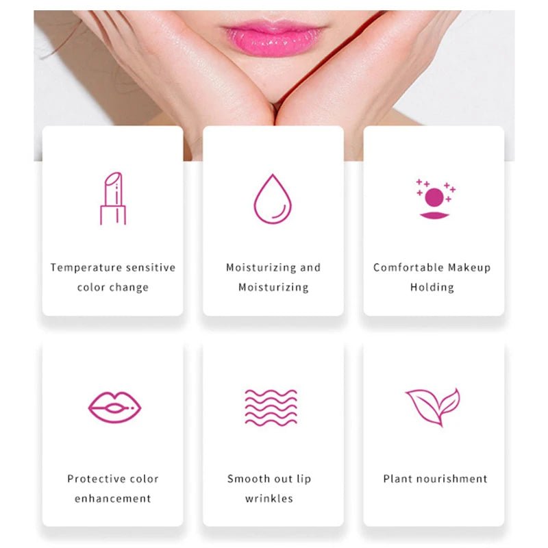 Baume à Lèvres Magique Réactif au pH | Effet Rosé Sur-Mesure & Pailleté - PrimeFinds
