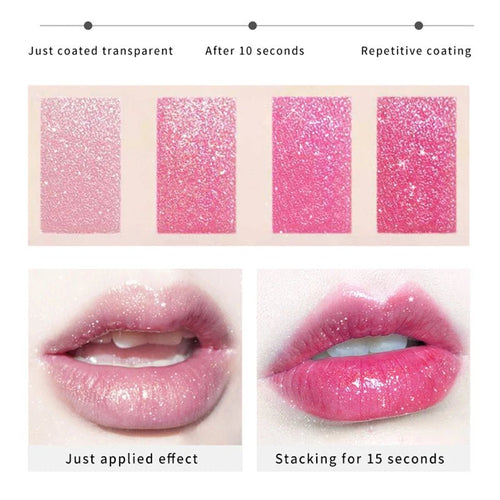 Baume à Lèvres Magique Réactif au pH | Effet Rosé Sur-Mesure & Pailleté - PrimeFinds