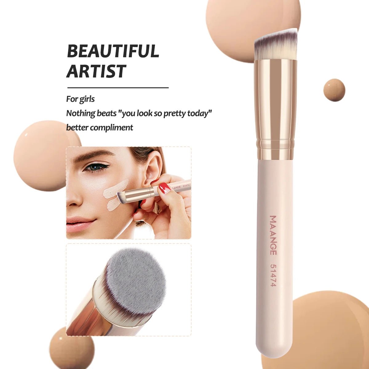 Kit de 7 Pinceaux Maquillage Essentiels — Teint & Yeux - PrimeFinds