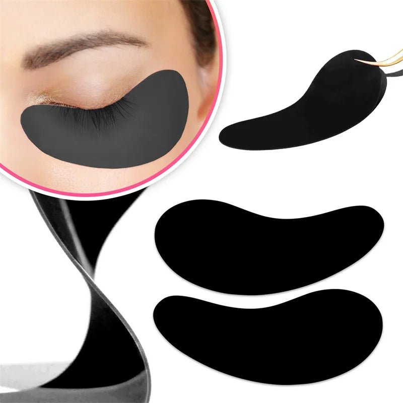 Patches Noirs Anti-UV Hydrogel Extension de Cils — Lot de 50 pièces - PrimeFinds