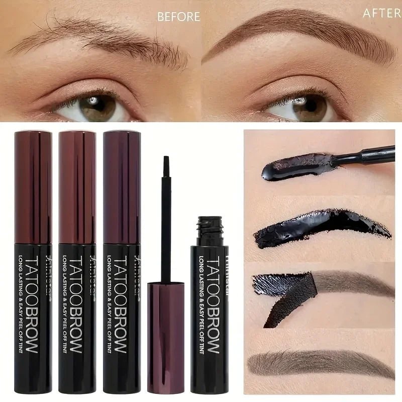 Gel Teinture Sourcils Peel-Off Semi-Permanent — Effet Tattoo Waterproof - PrimeFinds