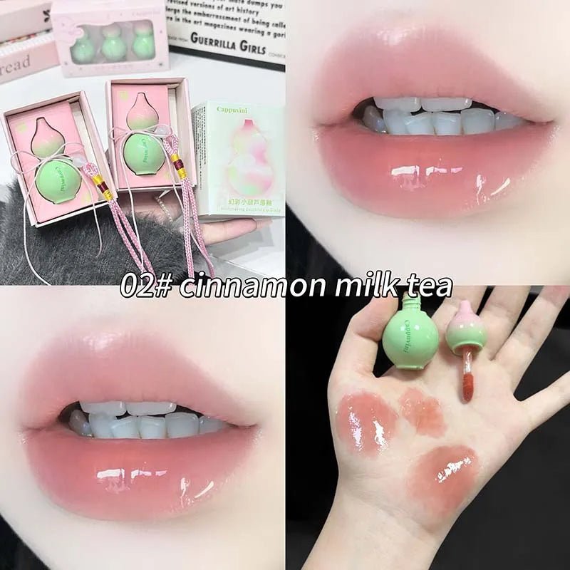 Mini Gloss Lèvres Hydratant Effet Miroir — Design Cute Zucchini - PrimeFinds