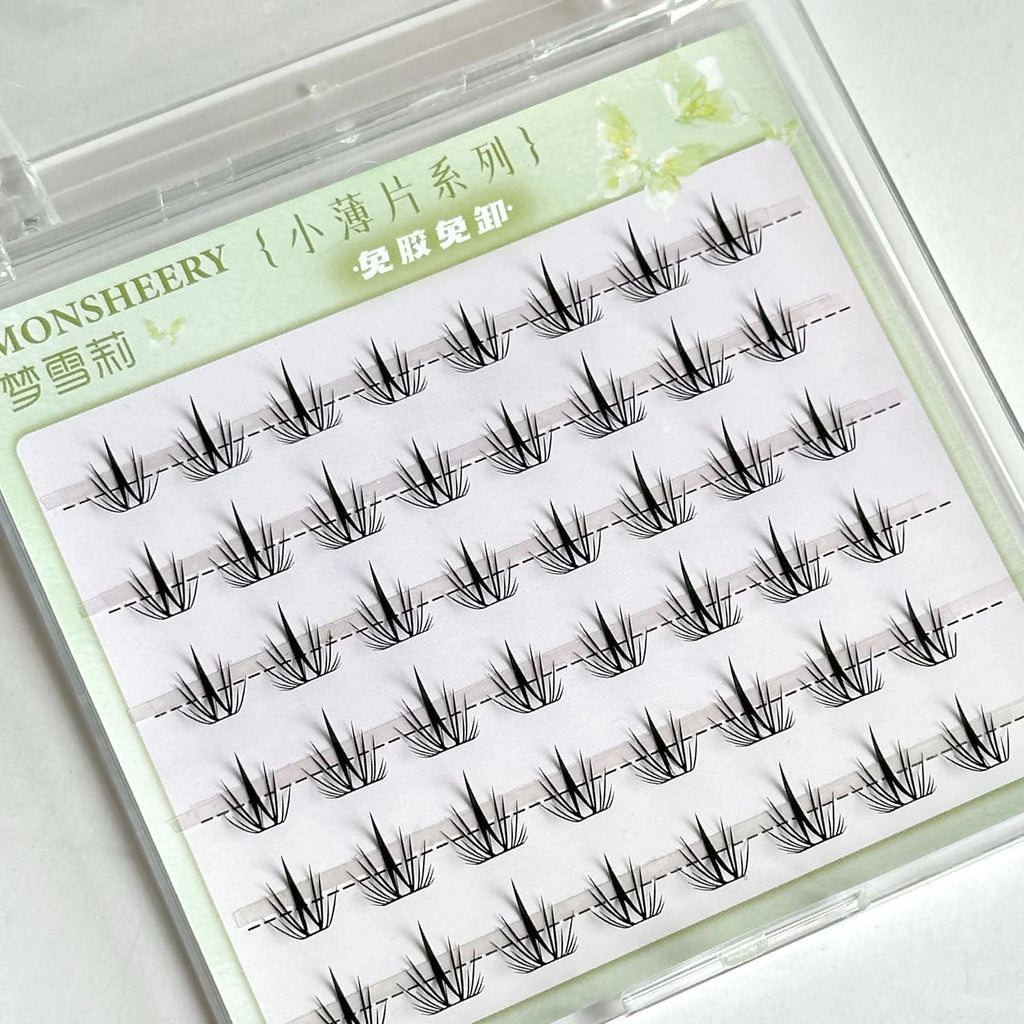 Faux Cils en Bouquets Autocollants Sans Colle — Effet Naturel & Cosplay - PrimeFinds
