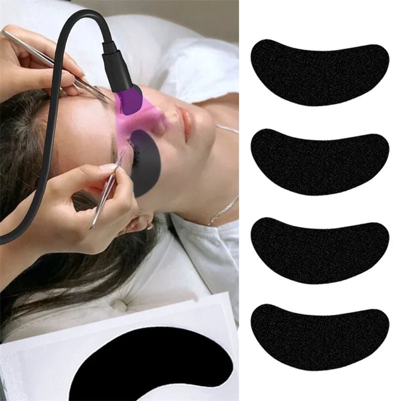 Patches Noirs Anti-UV Hydrogel Extension de Cils — Lot de 50 pièces - PrimeFinds